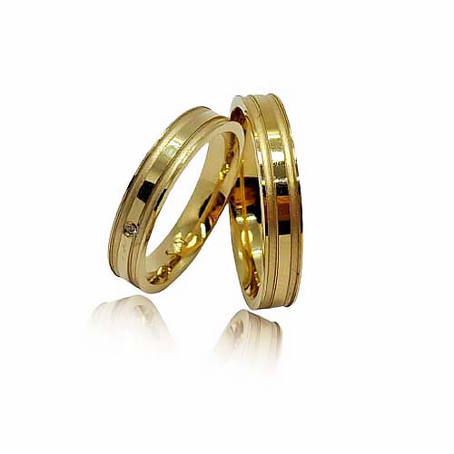 Verighete din aur galben