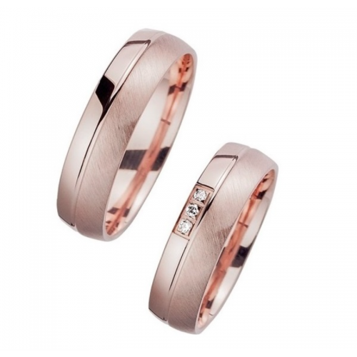 Verighete din aur roz