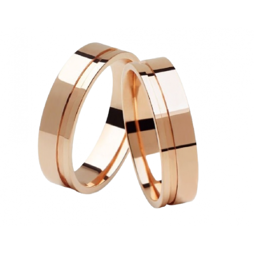 Verighete din aur roz